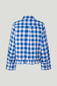 Baum Und Pferdgarten Miluna Shirt - Blue Sailor Check