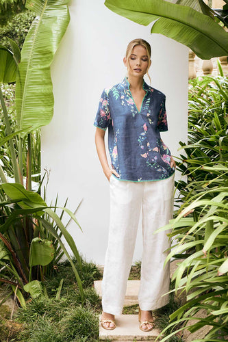 The Dreamer Label Romy Blouse - Flora