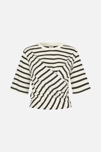 Baum Und Pferdgarten Jalya Top - Black/Whisper Stripe