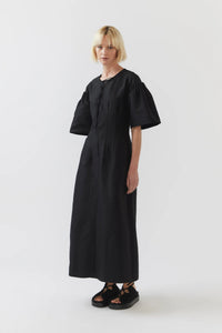 Foemina April Silk/Cotton Dress - Black