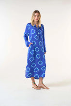 One Season Llew Maxi-Atlas Dress - Royal