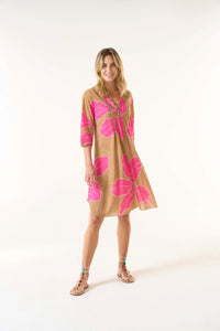 One Season Australia Middy Poppy Cadaques Dress - Pink