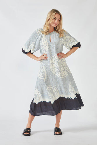 Verge Coya Dress - Blue Print