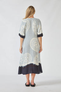 Verge Coya Dress - Blue Print