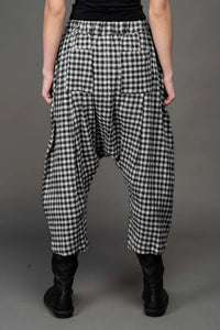 Dogstar Ami Low Pants - Black/White Check