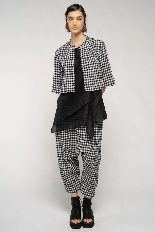 Dogstar Ami Low Pants - Black/White Check