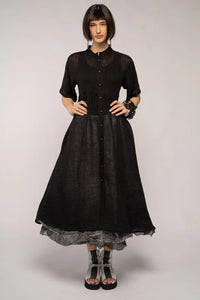 Dogstar Sasa Gather Dress - Black