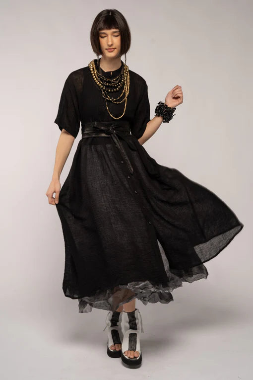 Dogstar Sasa Gather Dress - Black