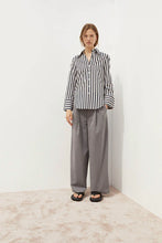 Blanca Fern Shirt - Black Stripe