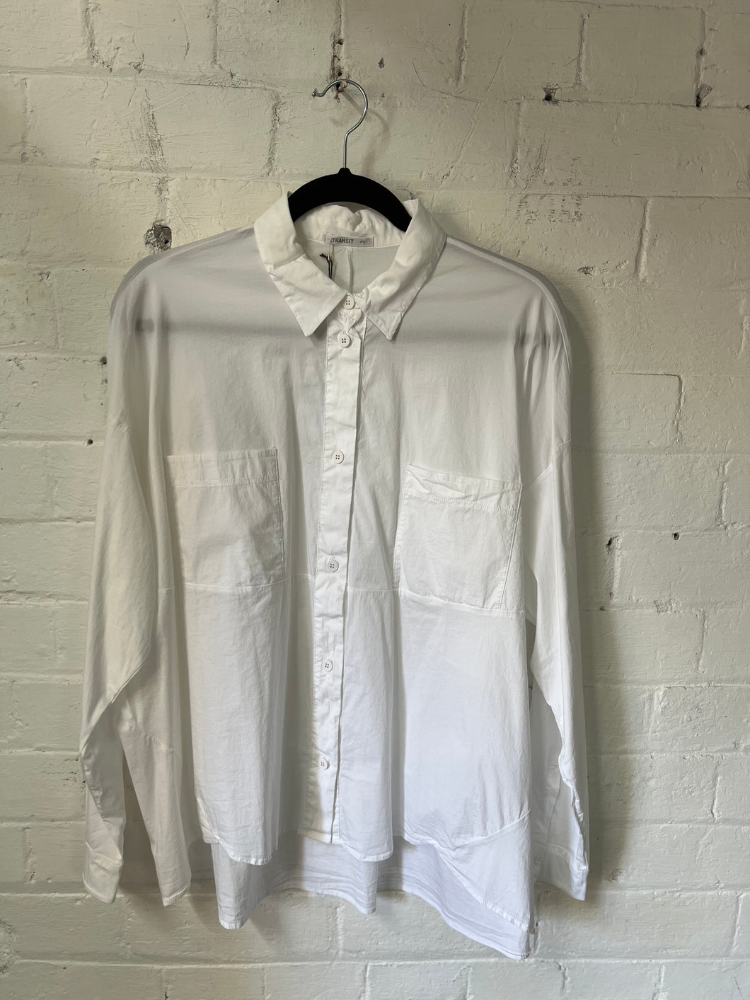 Transit Poplin Shirt M224 - White