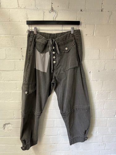 M.A Dainty Trucker Pant - Grey