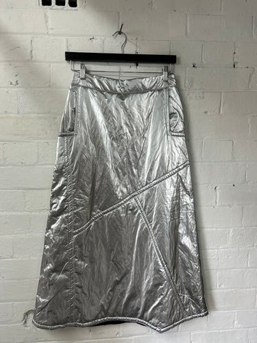 La Vaca Loca Fama Silver Skirt 4112