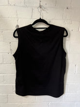 M.A Dainty Violet Singlet - Black