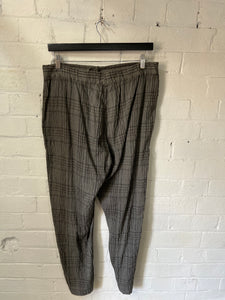 Transit Plaid Pant C121 - Grey