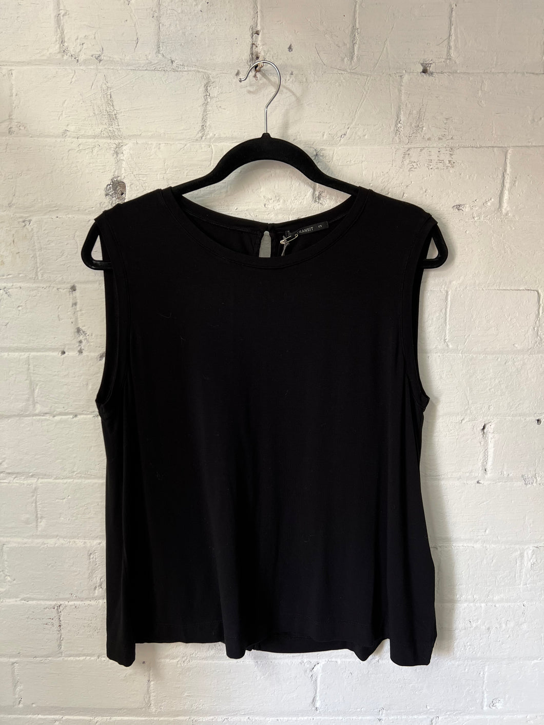 Transit Black Layering Tank K200