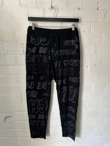 Studio Rundholz Trousers 3290101 - Black Print