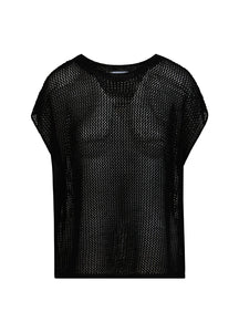 Coster Copenhagen Knit T-Shirt 2254 - Black