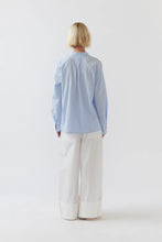 Foemina Laine Seersucker Shirt - Sky Blue