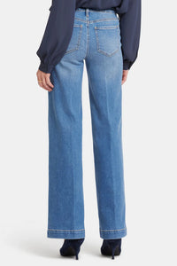 NYDJ Teresa Wide Leg Jeans - Water Canyon