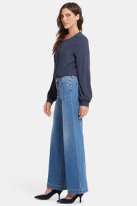 NYDJ Teresa Wide Leg Jeans - Water Canyon