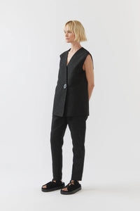 Foemina Noa Jacquard Vest - Black