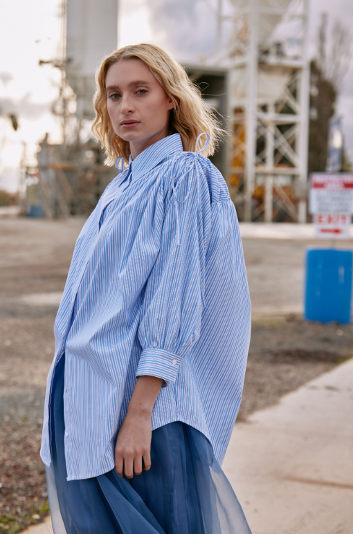 M.A Dainty Slider Shirt - Stripe