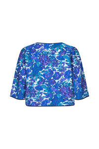 Lollys Laundry Trine Short Jacket - Flower Print