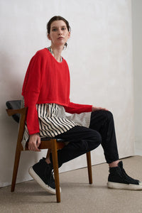 Vale and Ward Jewly Knit - Red