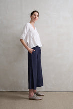 Vale and Ward Mandy Pant - Navy Stripe