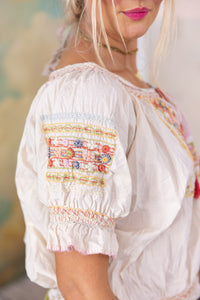 Magnolia Pearl Chrissy Folk Blouse 2134